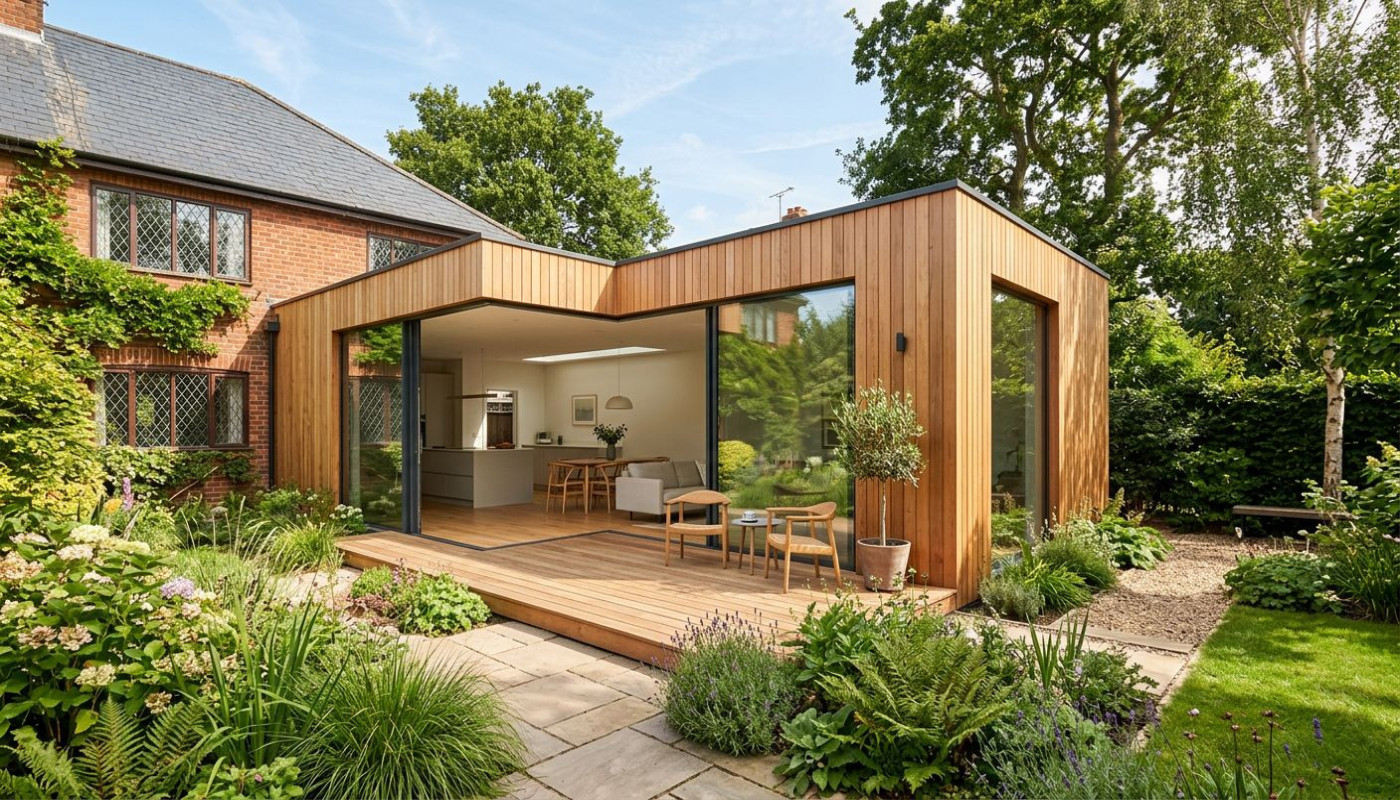 Les tendances modernes dans la conception d'extensions en bois